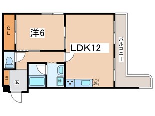 ローレル石橋の物件間取画像